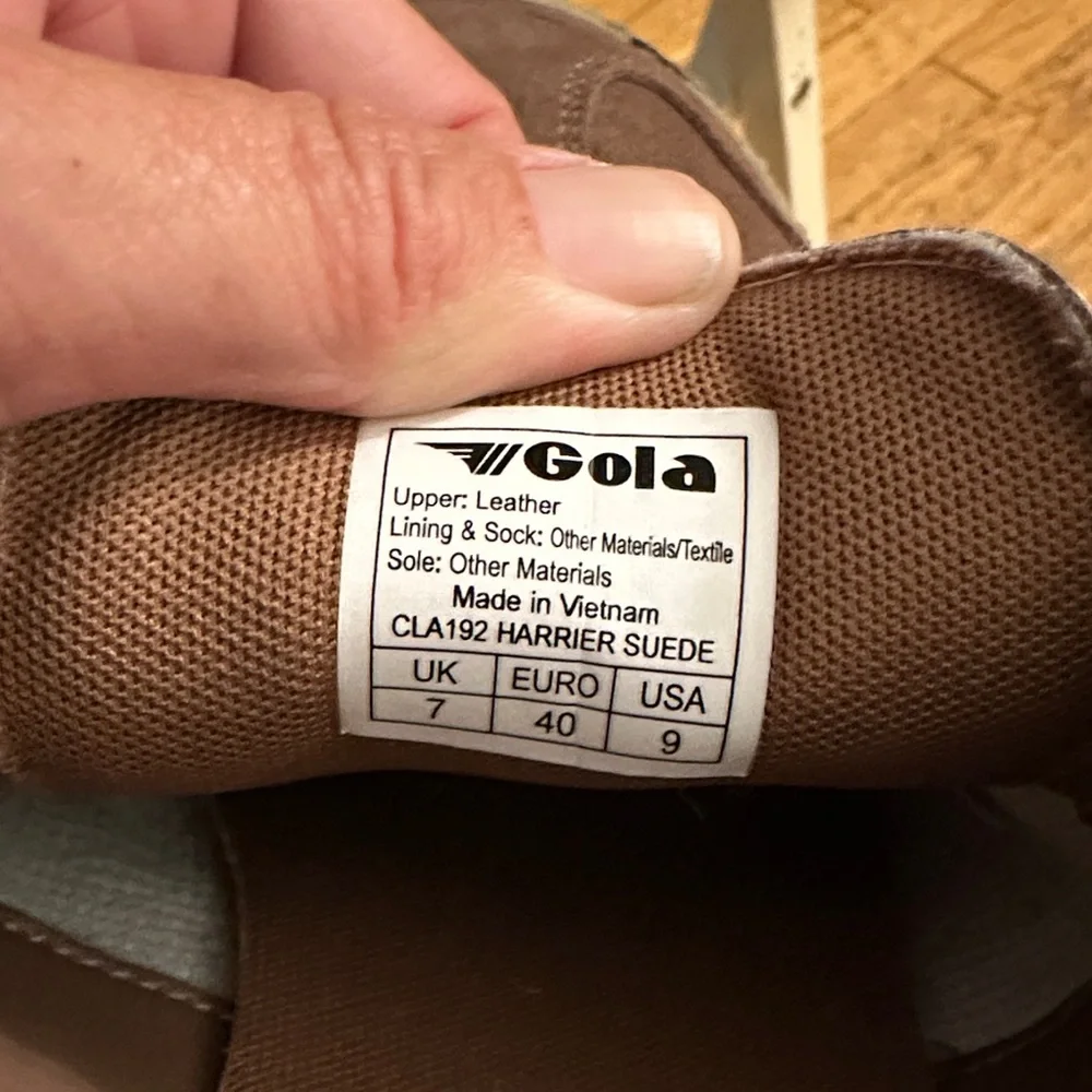 Gola Mauve and White Casual Sneakers - Picture 2 of 6